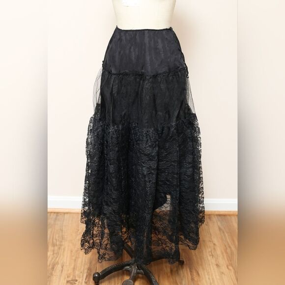 Purple Strapless Lace Up Corset Steampunk Fairygoth Custom Top & Skirt Costume - Picture 3 of 3